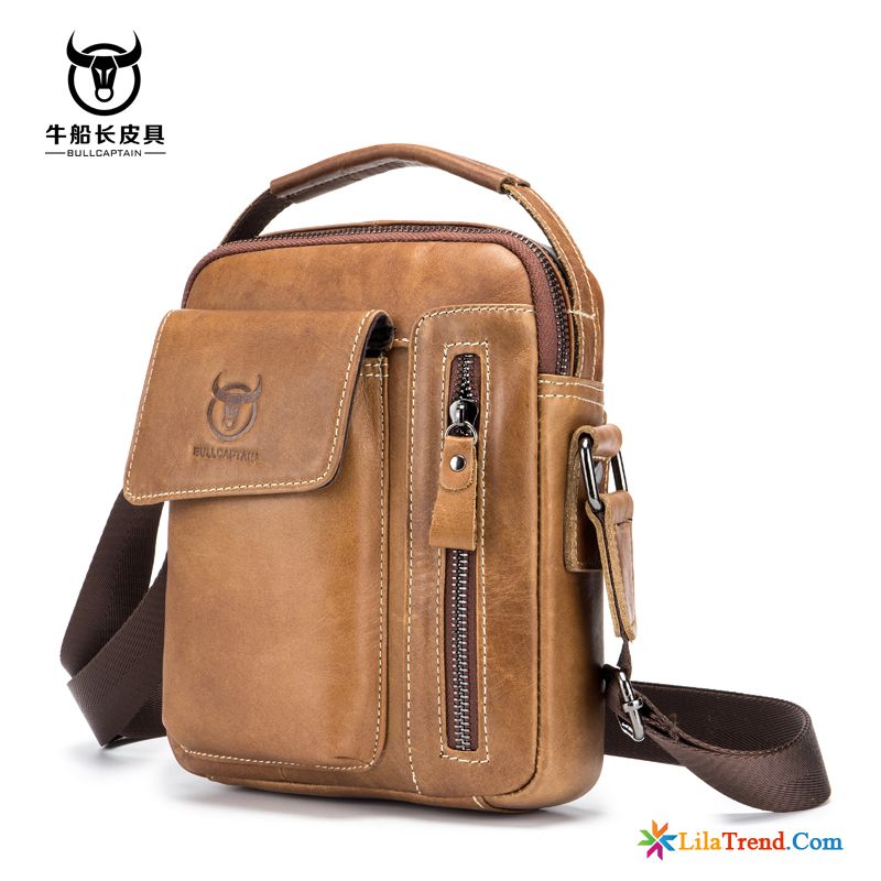 Männer Taschen Trend Rindsleder Sport Messenger-tasche Mobiltelefon Herren Verkaufen